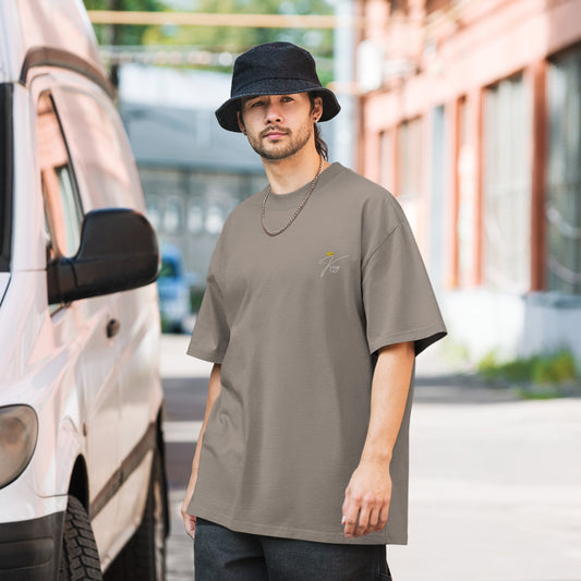 Oversized "King" Embroidered Tee